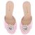 Mach & Mach Mules de organza fluida rosa Galaxy - vista 6