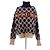 Sonia Rykiel Marineblauer und orangefarbener Pullover