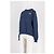 Autre Marque LA DOUBLEJ Baumwollpullover Marineblau mit goldener Bienenstickerei - Ansicht 4