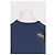 Autre Marque LA DOUBLEJ Baumwollpullover Marineblau mit goldener Bienenstickerei - Ansicht 5