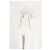 Autre Marque Top cropped branco LENY com riscas azuis e renda - vista 4