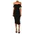 Norma Kamali Schwarzes Walter Kleid mit Raffung - size S