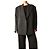 Acne Black oversized double-breasted blazer - size UK 6