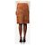 Prada Saia com estampado de tweed Trompe l'œil laranja queimado Reissue 2012 - size UK 8 - vista 3