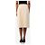 Prada Falda midi a cuadros Naturale y lilla - size UK 8 - vista 3