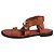 Chloé Tan Matilda flat sandals - size EU 39.5