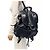 Prada Mochila de cuero azul marino medium - vista 2
