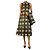 Autre Marque Set abito e mantella Genzianella verde scuro - size UK 8