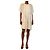 Loewe Weißes kurzärmeliges Leinenkleid - size UK 6