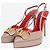 Valentino Neutral Vlogo slingback platform pumps - size EU 38.5 - view 2