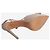 Valentino Neutral Vlogo slingback platform pumps - size EU 38.5 - view 6