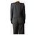 Autre Marque Schwarzer taillierter Blazer mit Stickereidetails - size UK 12 - Ansicht 2