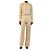 Victoria Beckham Set blusa e pantaloni a righe verde pallido - size UK 8