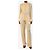 Victoria Beckham Set blusa e pantaloni a righe verde pallido - size UK 8 - vista 3