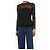 Autre Marque Top corset in pizzo nero a maniche lunghe - size UK 6 - vista 3