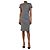 Christian Dior Graues Tweed-Midikleid mit Cut-Out-Details - size UK 8