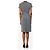Christian Dior Graues Tweed-Midikleid mit Cut-Out-Details - size UK 8 - Ansicht 2