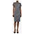 Christian Dior Graues Tweed-Midikleid mit Cut-Out-Details - size UK 8 - Ansicht 3