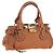 Chloé Bolso Chloe Paddington de cuero marrón oro plata