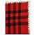 Sciarpa Burberry a quadri rossa e nera - vista 7