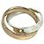 Autre Marque Anello Tiffany 1837 Interlocking Circle in oro rosa e argento - vista 6