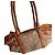 Lancel Sac Cabas Monogramme Cuir Marron - vue 2