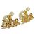 Christian Dior Tribal Design Stecker-Ohrringe - Ansicht 2