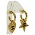 Orecchini a cerchio Chanel Gold - vista 2