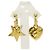 Orecchini a cerchio Chanel Gold - vista 3