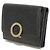 Bulgari Bvlgari Tri-Fold Geldbörse aus schwarzem Leder - Ansicht 2