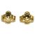 Pendientes de botón Louis Vuitton Gold - vista 11
