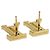 Pendientes de botón Louis Vuitton Gold - vista 4