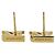 Pendientes de botón Louis Vuitton Gold - vista 5