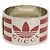 Brazalete de metal rojo Gucci