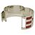 Brazalete de metal rojo Gucci - vista 7