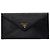 Clutch Envelope Prada em Vitello Move Preto