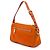 Saffiano Bolsa de Ombro Prada em Tessuto Laranja - vista 2
