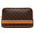 16 Céline Necessaire Celine Brown Macadam Coated Canvas