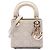 Dior Beige Micro Patent Cannage Lady Dior