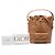 Borsa secchiello Dior Caro Small in pelle di agnello Macrocannage marrone - vista 6