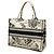 Borsa Book Tote Dior in tela ricamata Zodiac Toile De Jouy bianca, dimensione Medium - vista 2