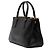 Prada Bolsa Galleria Double Zip Small em couro Saffiano preto - vista 2