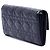 Portafoglio con catena Lady Dior in pelle vernice Cannage viola Dior - vista 2