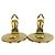 Orecchini a clip rotondi Chanel Gold Gold Plated Resin CC Chain - vista 3