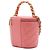 Vanity Beauty Case Chanel Pink Quilted Lambskin Afternoon Tea con catena - vista 2
