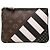 Louis Vuitton Brown Monogram Stripes Pochette Plate PM