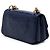 Chanel Blue Small Quilted Calfskin Straight Lined Flap - vista 2