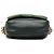 Bow Prada Green Bicolor Nappa Fiocco Clutch mit Riemen - Ansicht 3