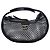 Borsetta Hobo Chanel Mini CC in mesh nero e pelle d'agnello matelassé