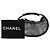 Borsetta Hobo Chanel Mini CC in mesh nero e pelle d'agnello matelassé - vista 7